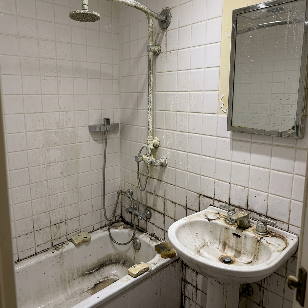 Kitchen & Bathroom Deep Clean before cleaning