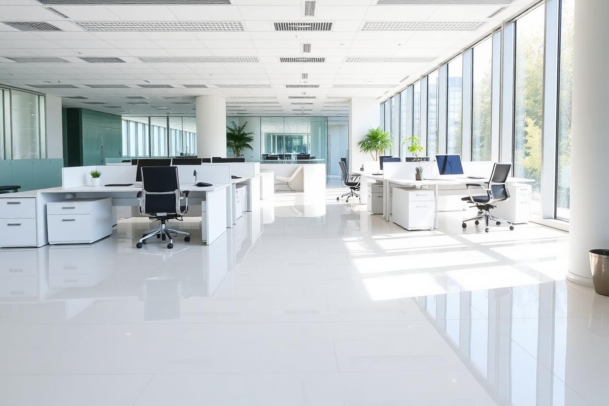 Clean modern Sheffield office space